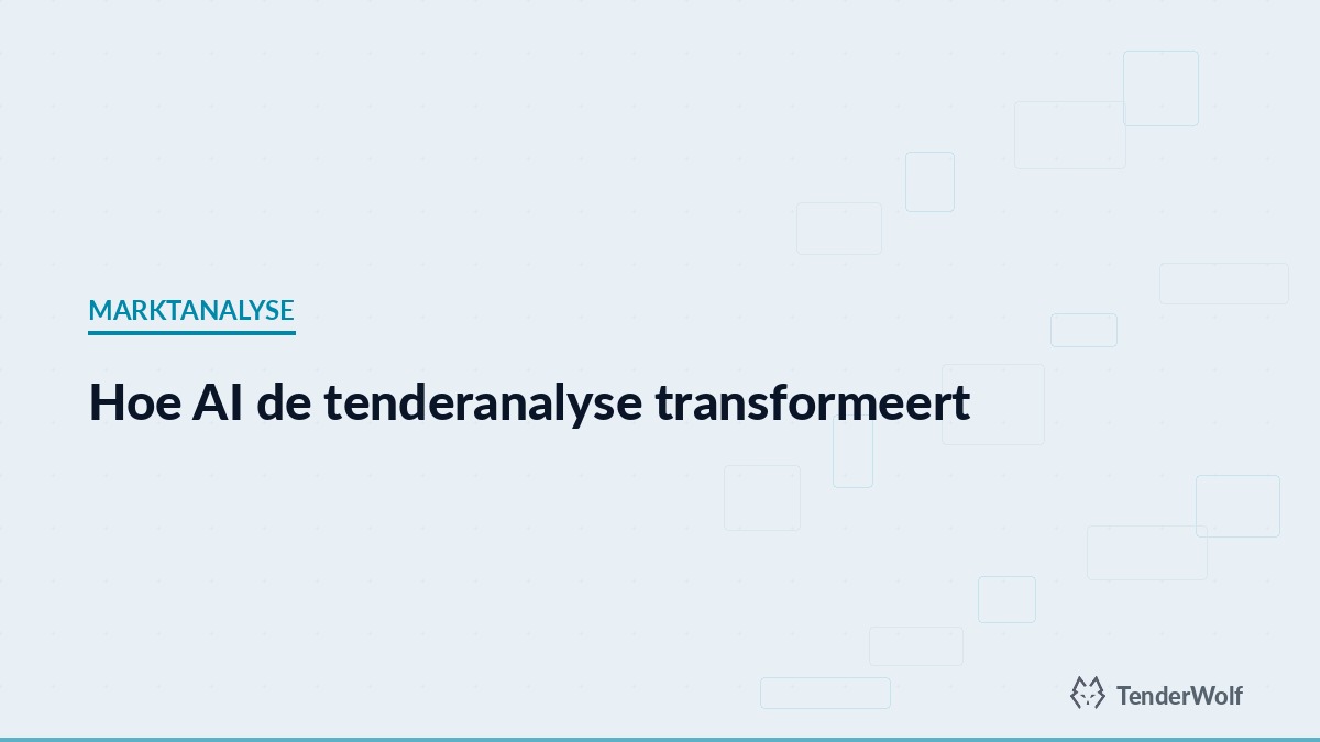 AI-gestuurde tenderanalyse dashboard
