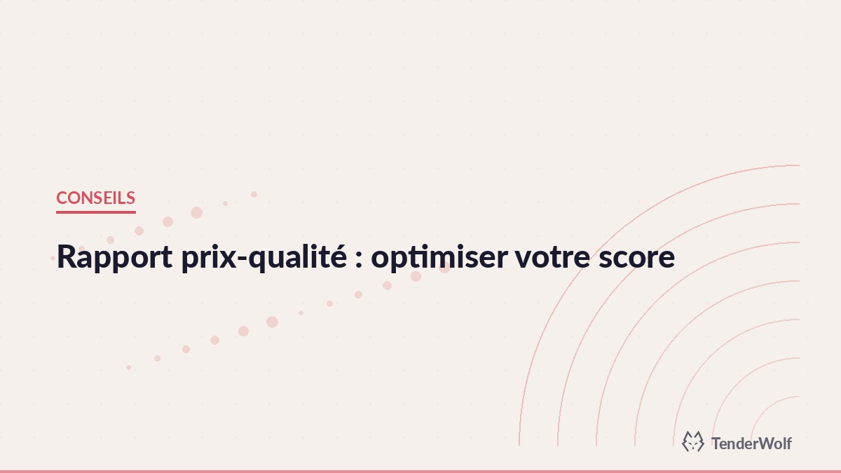 Balance avec prix et qualité