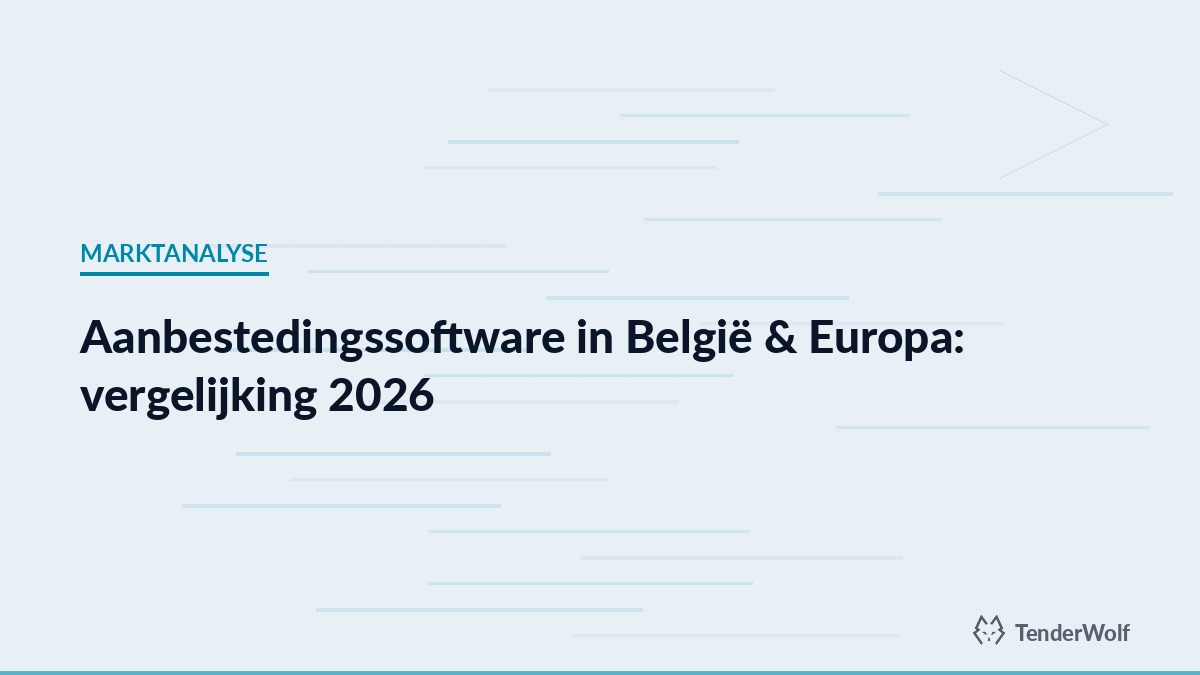 Vergelijking van aanbestedingssoftware in België en Europa